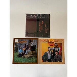 Lot of 3 Harvest Vinyl LPs Self Titled It's Alright Now Morning Sun Cleaned VG+